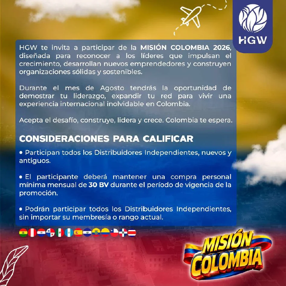 🚨🇨🇴 ¡LLEGÓ MISIÓN COLOMBIA 2026! 🇨🇴✈️